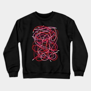 Modular Synth Patch Cables Crewneck Sweatshirt